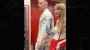 Taylor Swift Walks Out of Chiefs Game with Travis Kelce, Side-by-Side