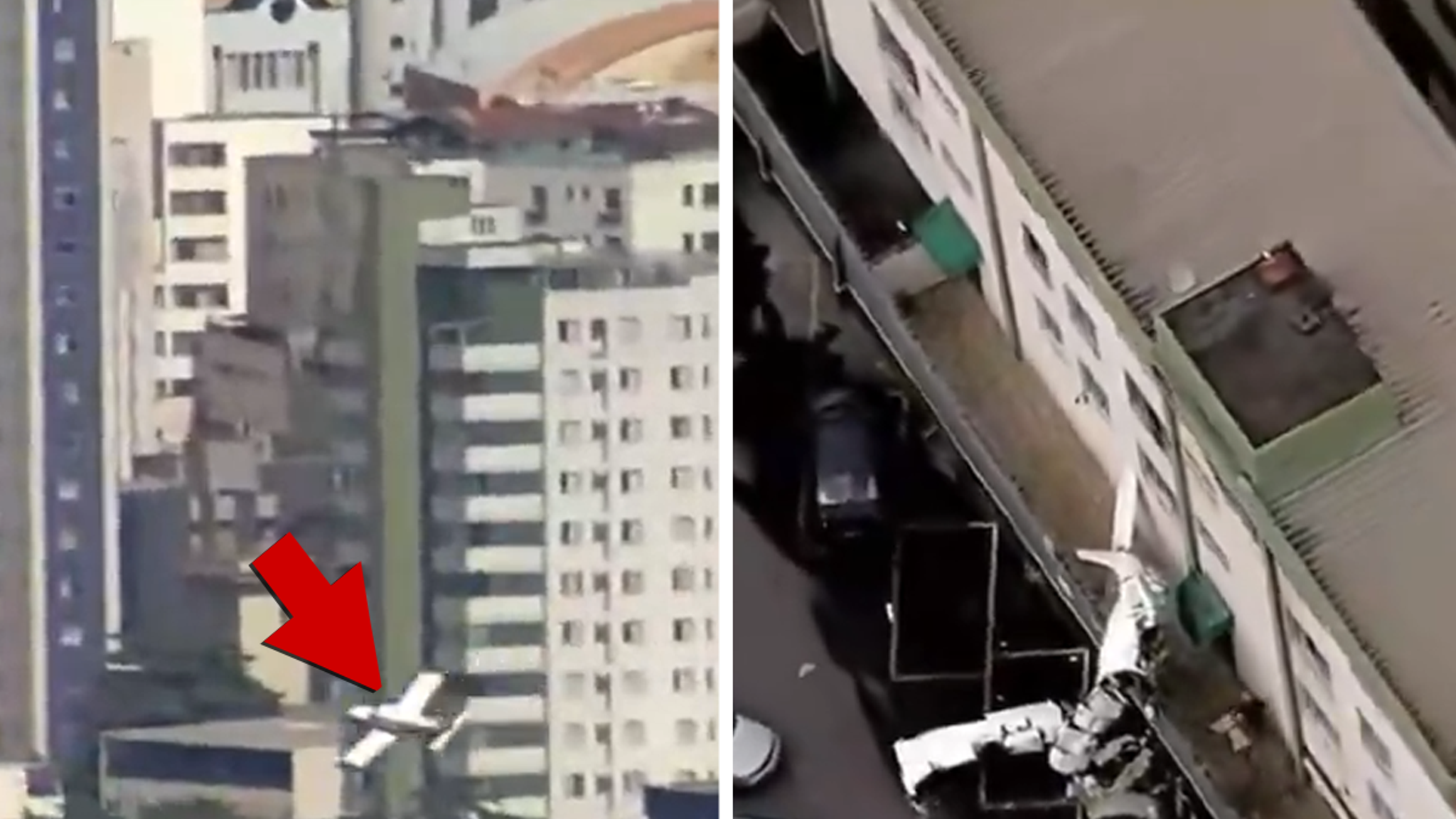 Plane Crashes Into Building in Brazil, on Video, Casualties Reported
