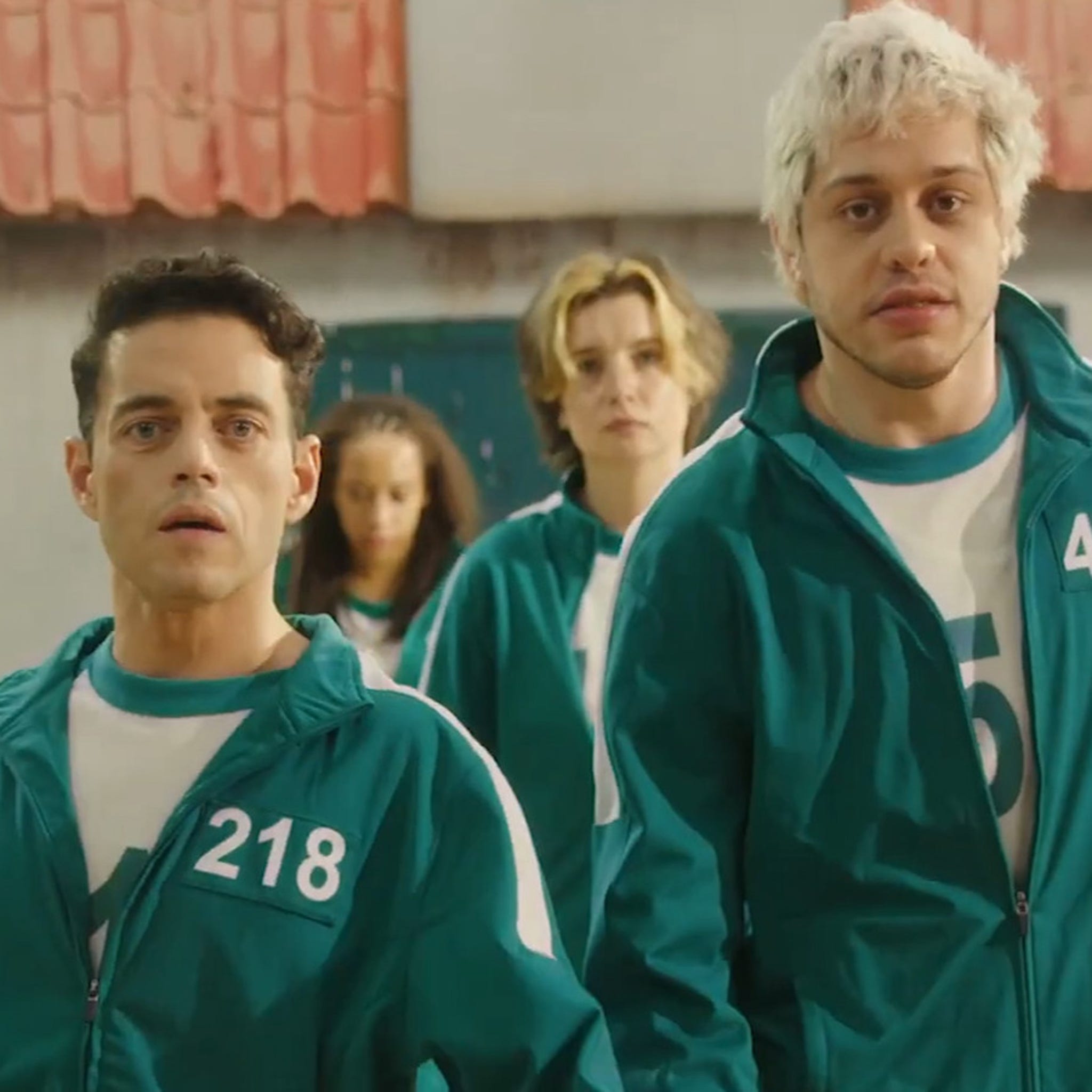 Pete Davidson and Rami Malek Play 'Squid Games' on 'SNL'