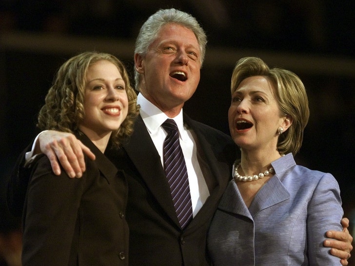 President Bill Clinton's family