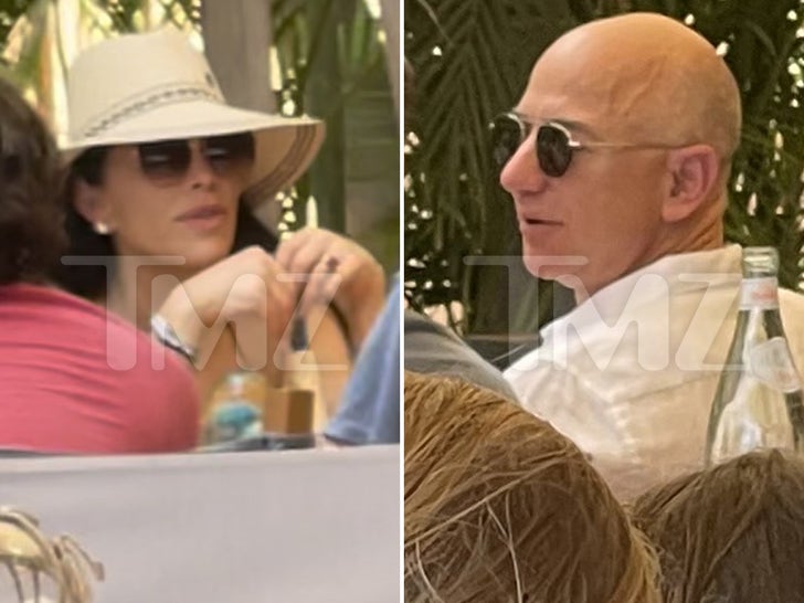 Jeff Bezos And Lauren Sanchez -- Fine, Dining On Vacation