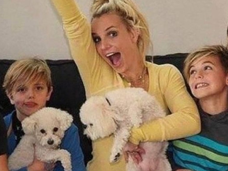 Britney Spears e crianças