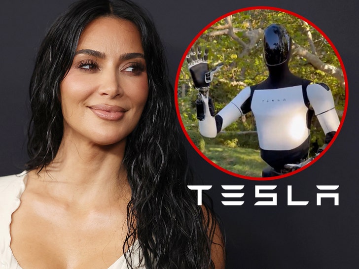 kim kardashian tesla robot