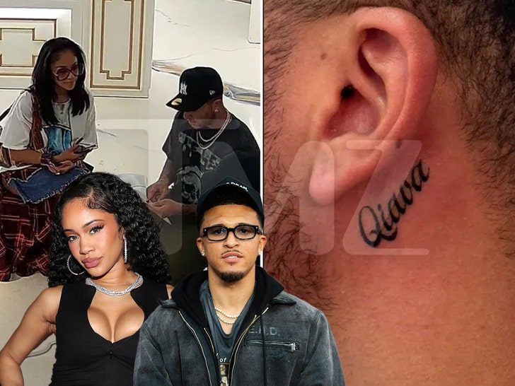 Saweetie & Jadon Sancho Hit Tattoo Shop