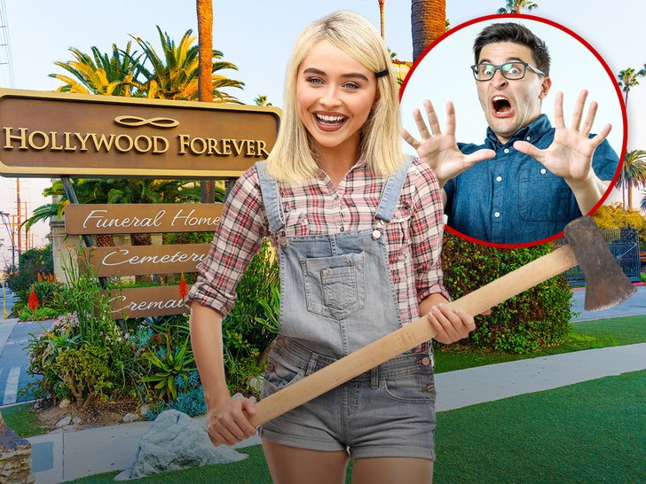 sabrina carpenter hollywood forever cemetary getty 1