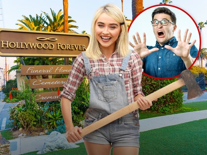 sabrina carpenter hollywood forever cemetary getty 1