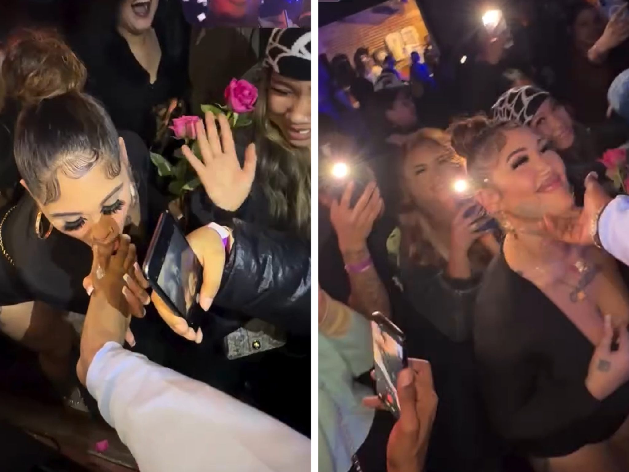 Rapper HoodTrophy Bino Gets His Toes Sucked While Performing