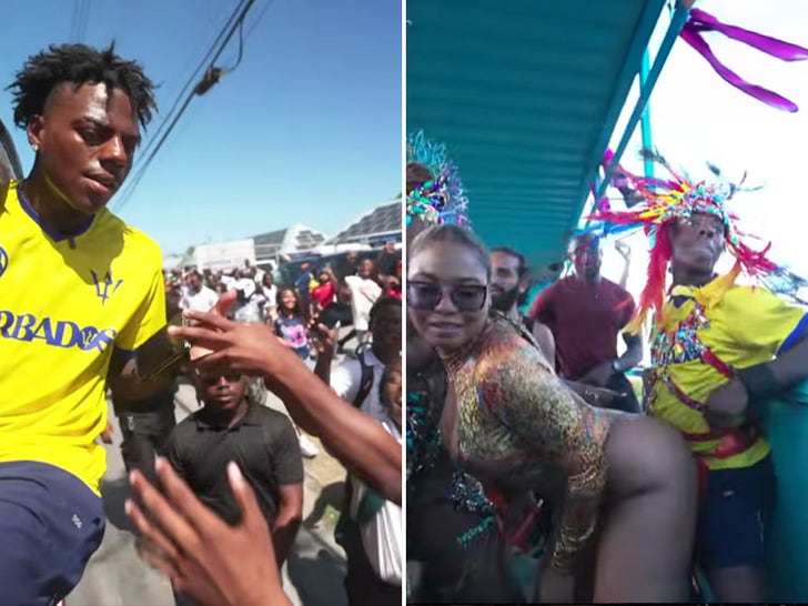 IShowSpeed Streams In Barbados