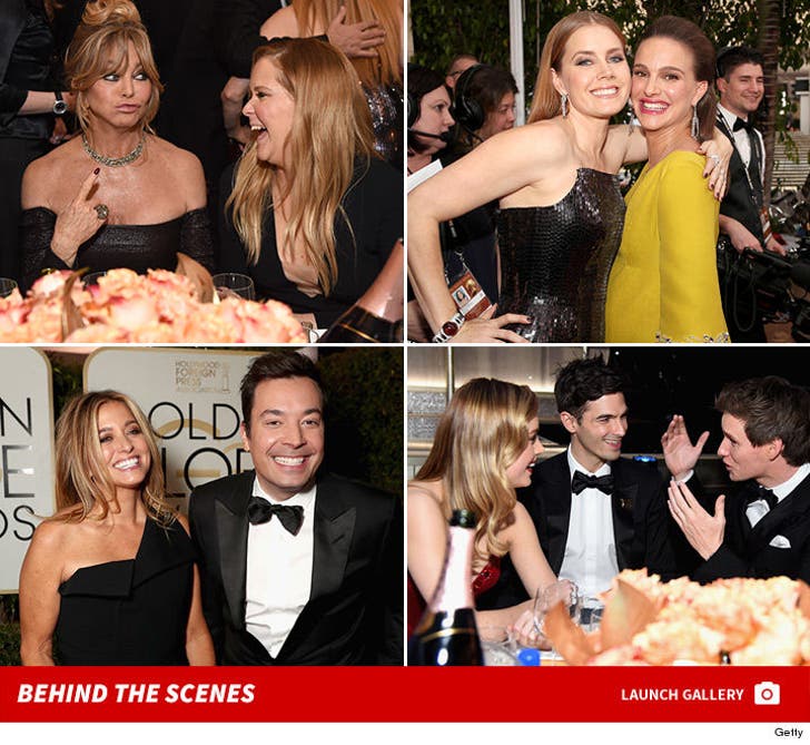 2017 Golden Globes -- Behind the Scenes