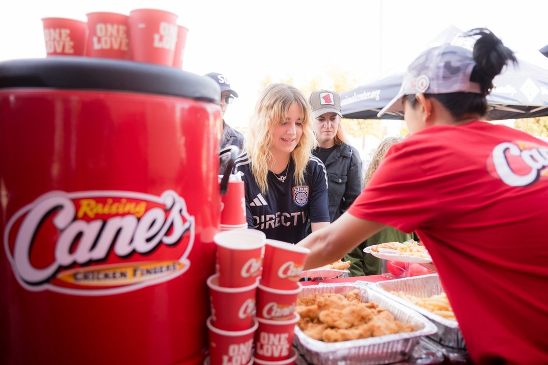Andre Reed Raising Cane's bike giveaway 1