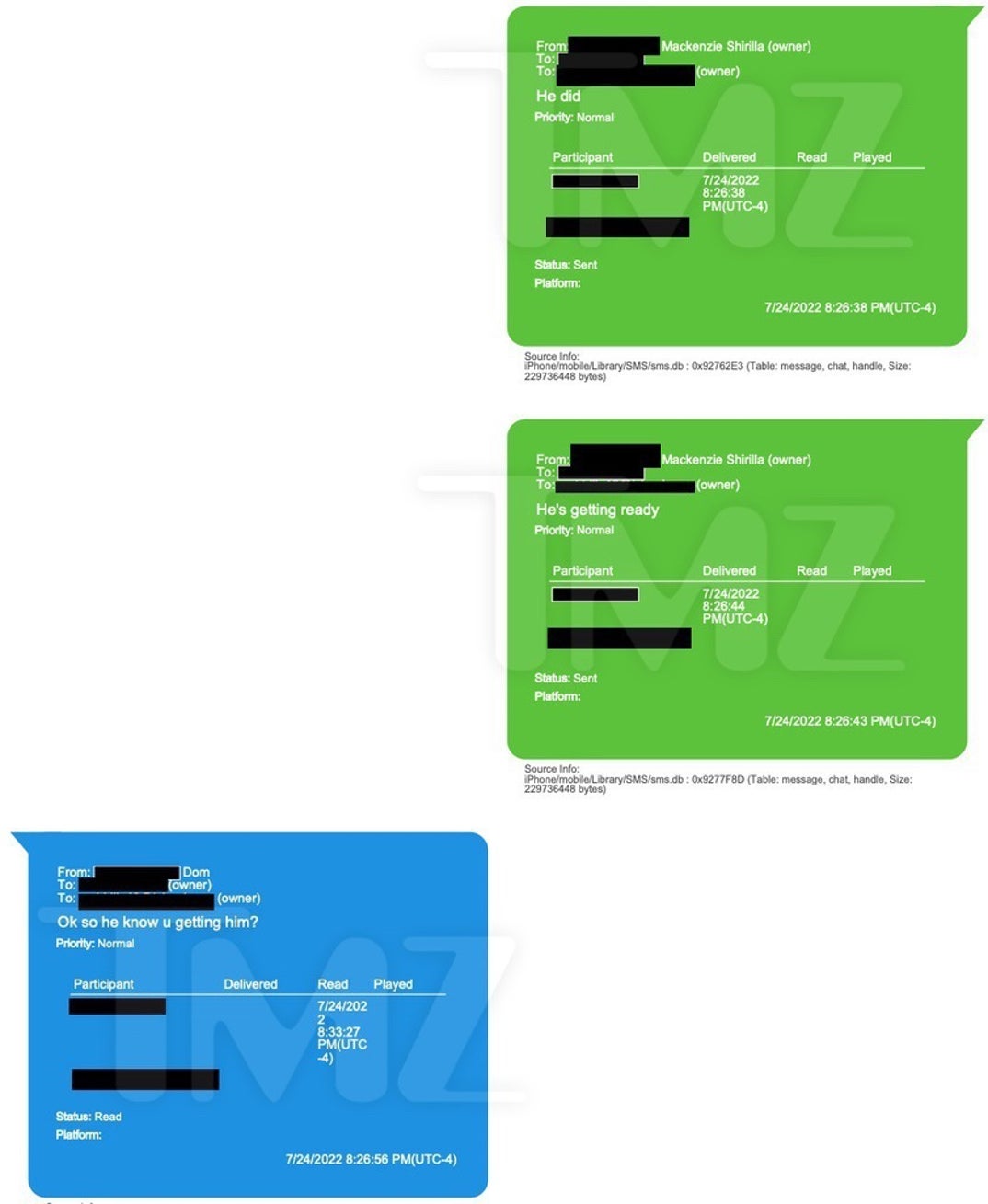 Mackeznie Shirilla Last Texts With Dominic Russo 3