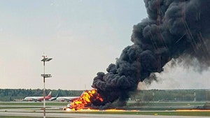 Russian Plane Catches on Fire Mid-Flight, Over 40 Dead