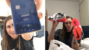 Team USA Olympian Shows Off Free Swag, Sneakers, Clothes, New Phone!