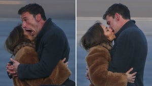 Ben Affleck and J Lo Kiss Passionately Before Private Jet Flight
