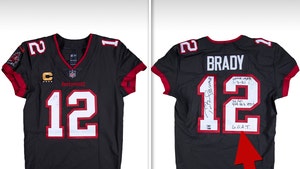 Ultra-Rare Tom Brady 'G.O.A.T' Bucs Jersey Could Fetch Over $600k At Auction
