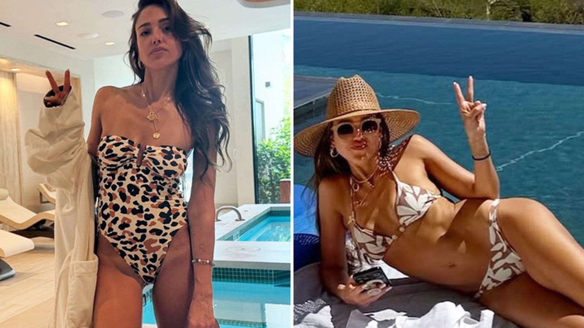 Jessica Alba Flaunts Summer-Ready Bod in Sexy Swimwear