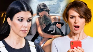 kourtney kardashian rocky main getty instagram composite