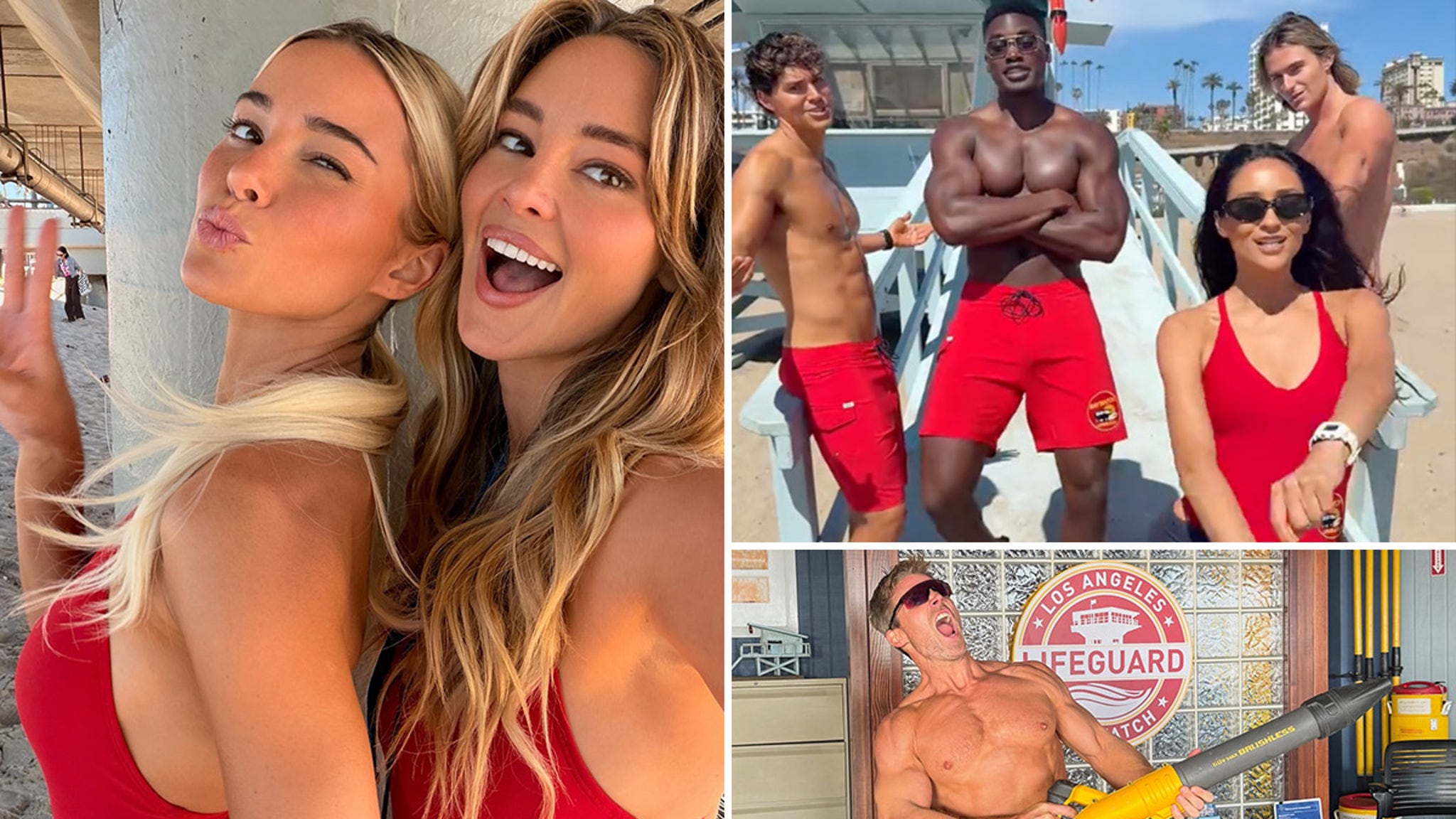 'Baywatch' Reboot ... The Hottest BTS Photos