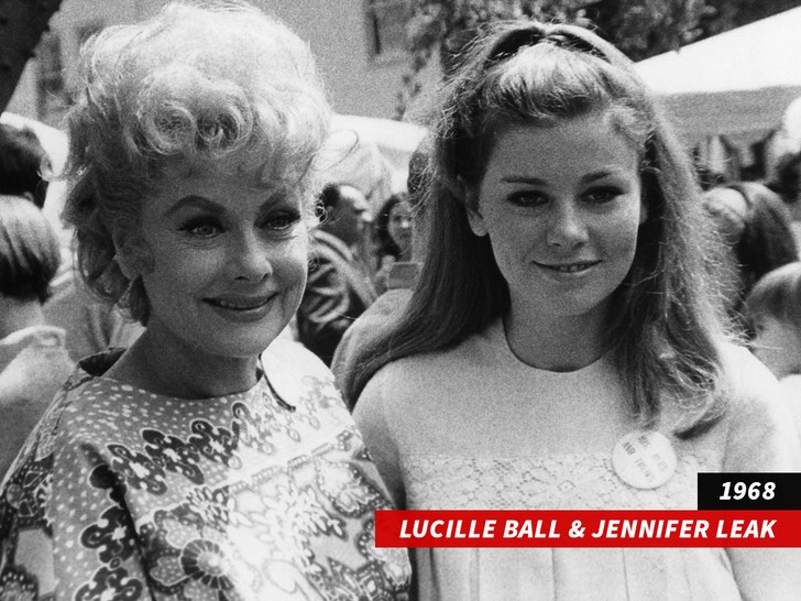 Lucille Ball and Jennifer Leak