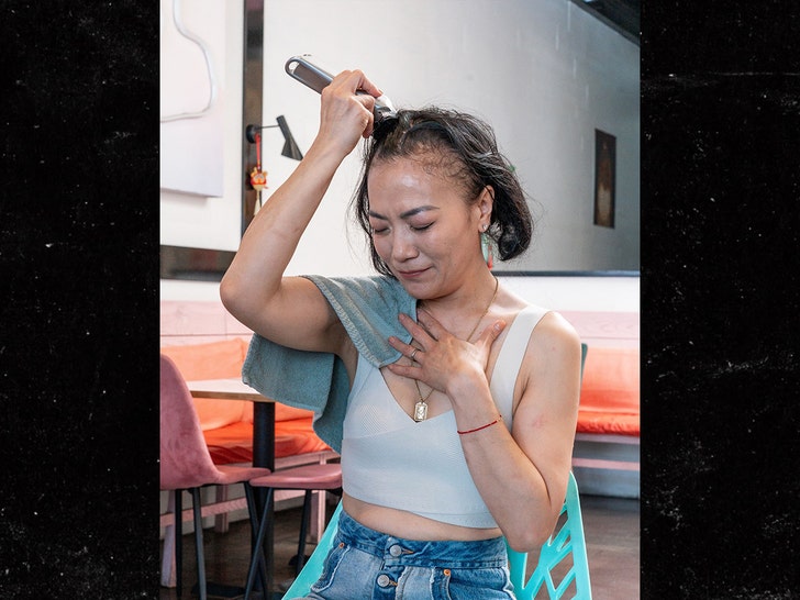 chef Shirley Chung shaves head insta