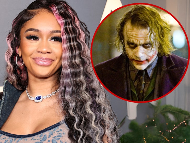 Saweetie as Heath Ledger’s Joker