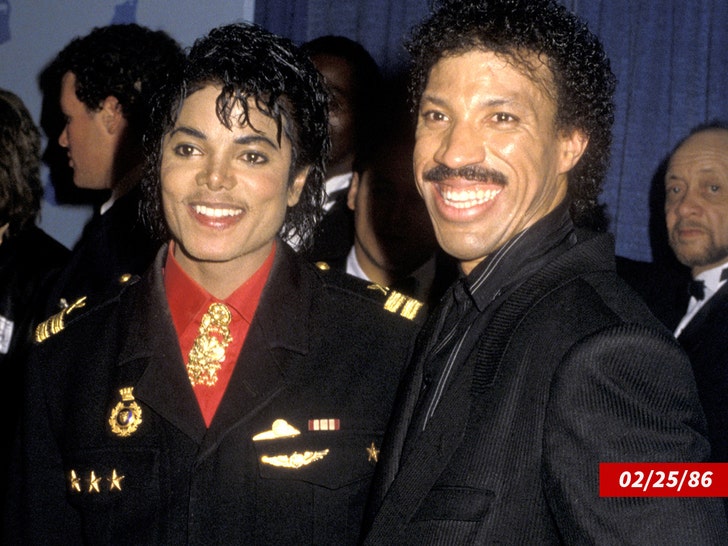 Lionel Richie Michael Jackson Getty
