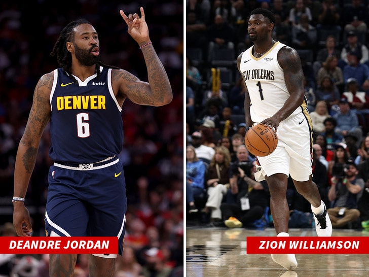 Zion WIlliamson and deandre jordan getty 2
