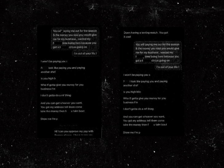 Stefon Diggs & Chef Text Exchange