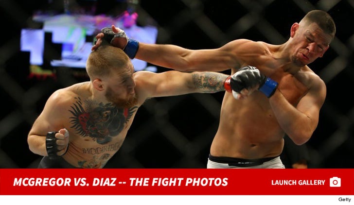 Conor McGregor vs. Nate Diaz -- The Fight Photos