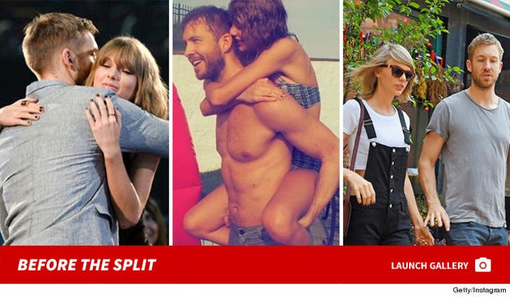 Calvin Harris and Taylor Swift -- Before the Split