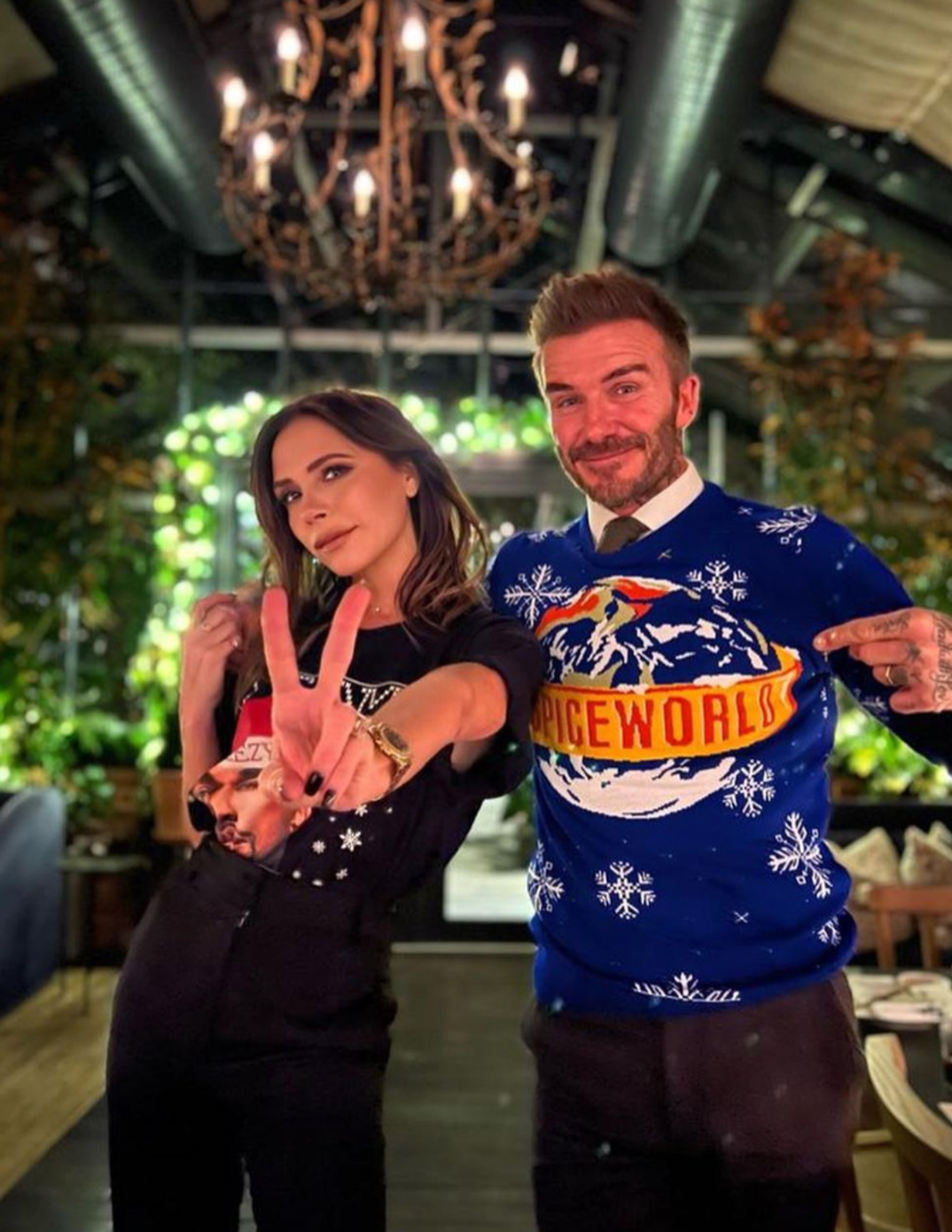 Victoria Beckham and David Beckham