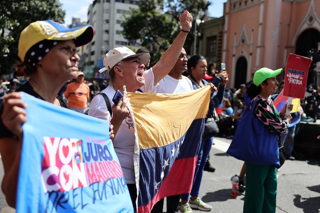 People in Streets in Venezuela 9