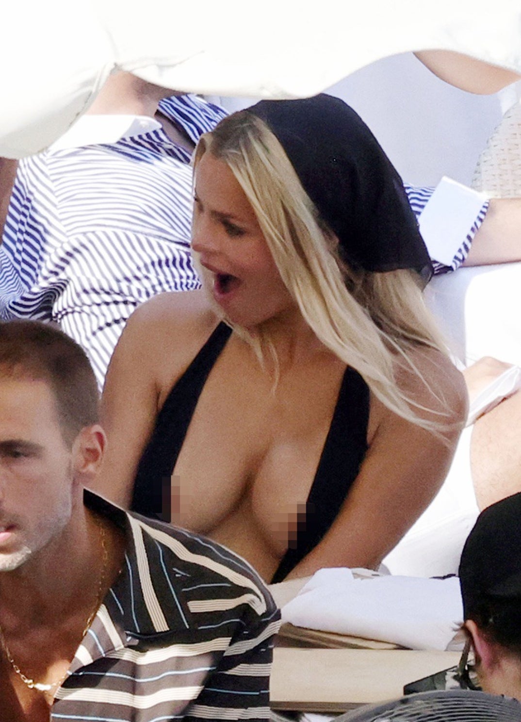 Brooks Nader Nip Slip With Jack Lumsden 2