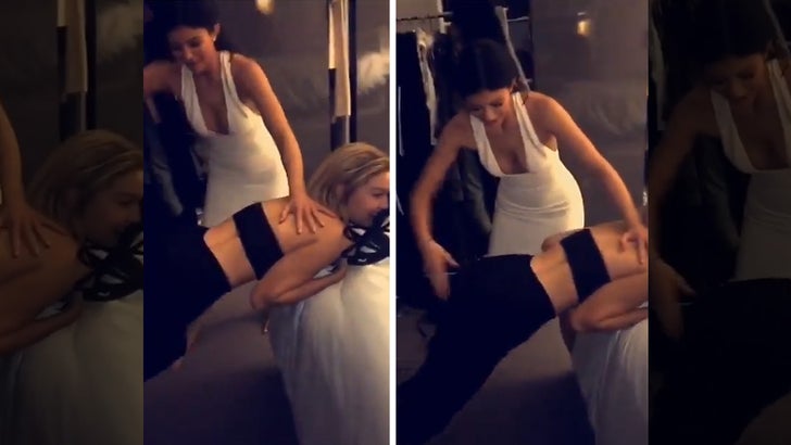 Kylie Jenner Spanks Gigi Hadid (VIDEO)