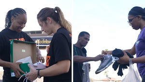 Phoenix Mercury Hand Out 1,500 Sneakers To Honor Brittney Griner's Charity
