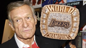 Hugh Hefner's 2000 L.A. Lakers Championship Ring Up For Auction