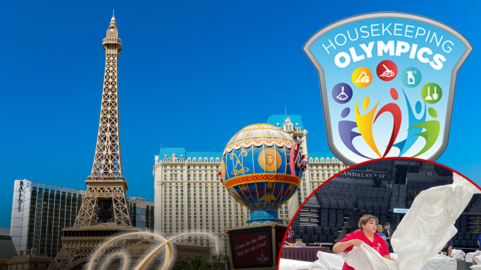 Vegas Hospitality Workers Compete in Housekeeping Olympics