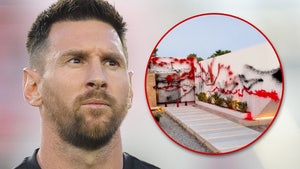 Lionel Messi's Ibiza Mansion Trashed By Vandals