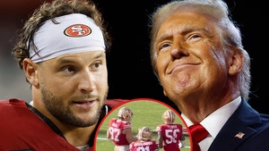 nick bosa and trump getty 1