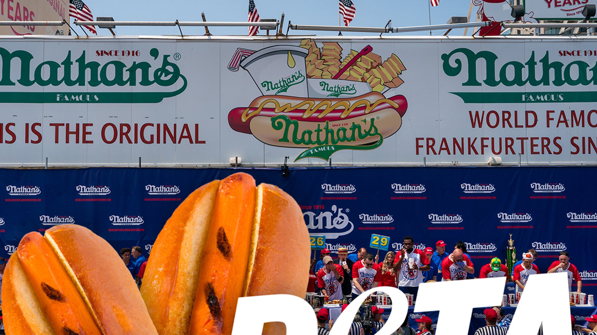PETA Planning to Crash Nathan's Hot Dog Eating Contest With Vegan Dog Giveaway