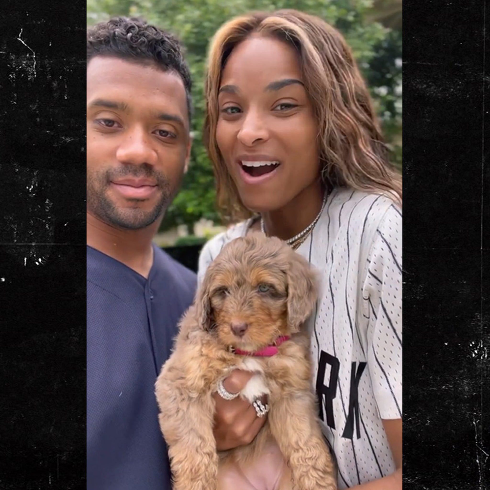 Ciara shows off adorable puppy she received for Mother's Day