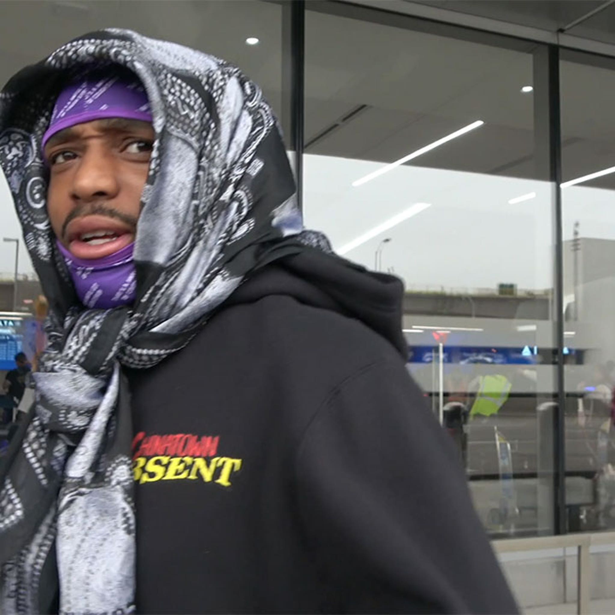 Watch ASAP Rocky's Reaction to Fan Asking to Wear His Bandana