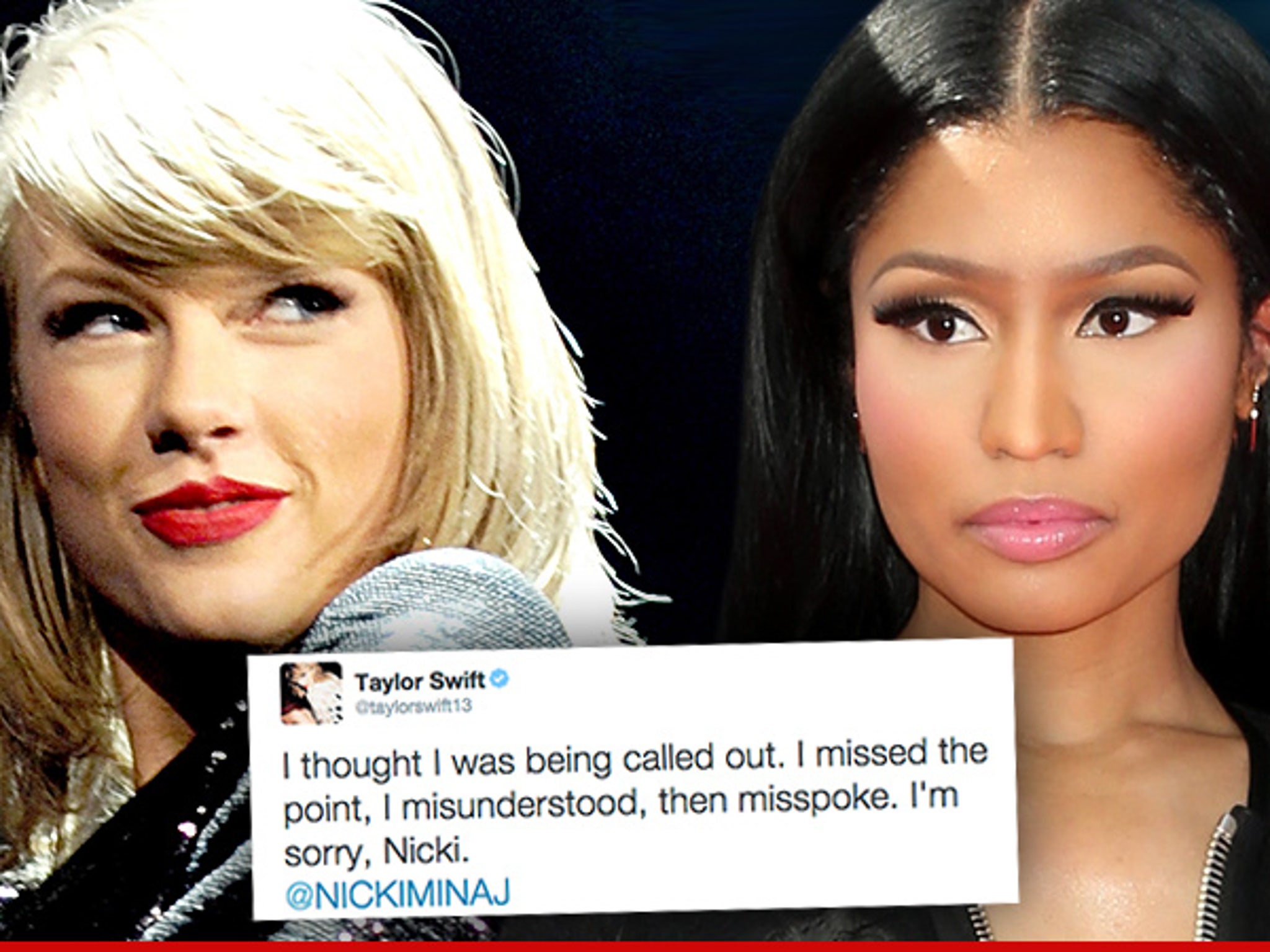 Taylor Swift -- Bows Down to Nicki Minaj