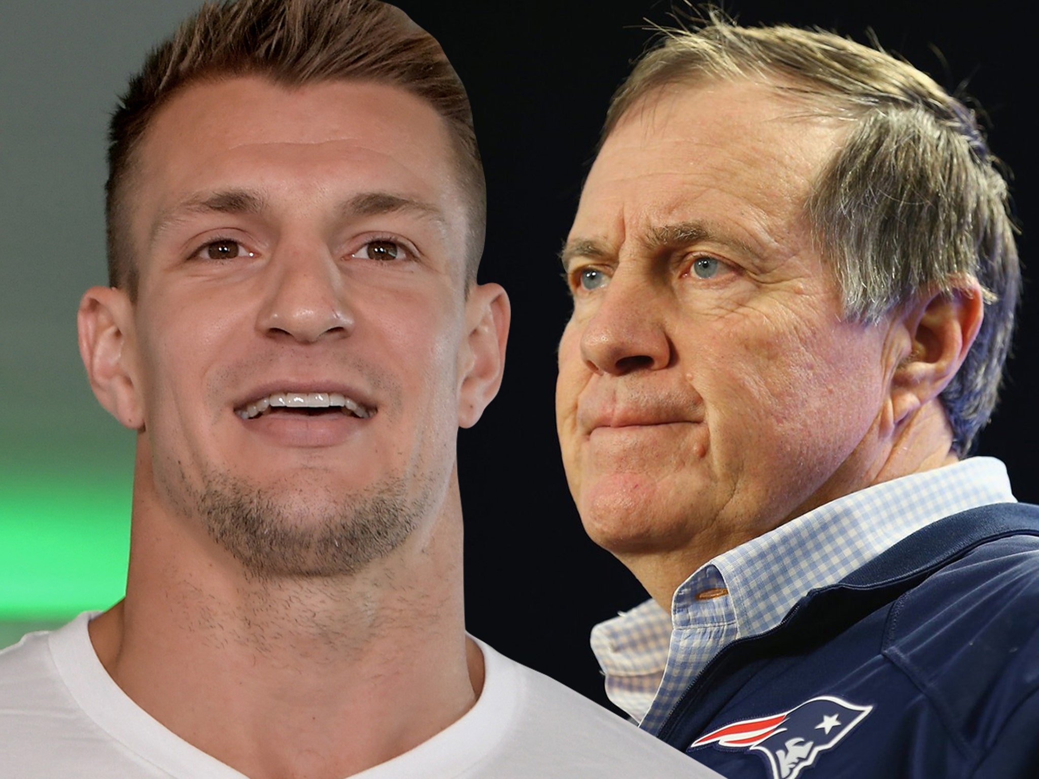 Rob Gronkowski thanks Patriots coach Bill Belichick, downplaying any  friction