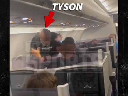 mike tyson punches man on plane