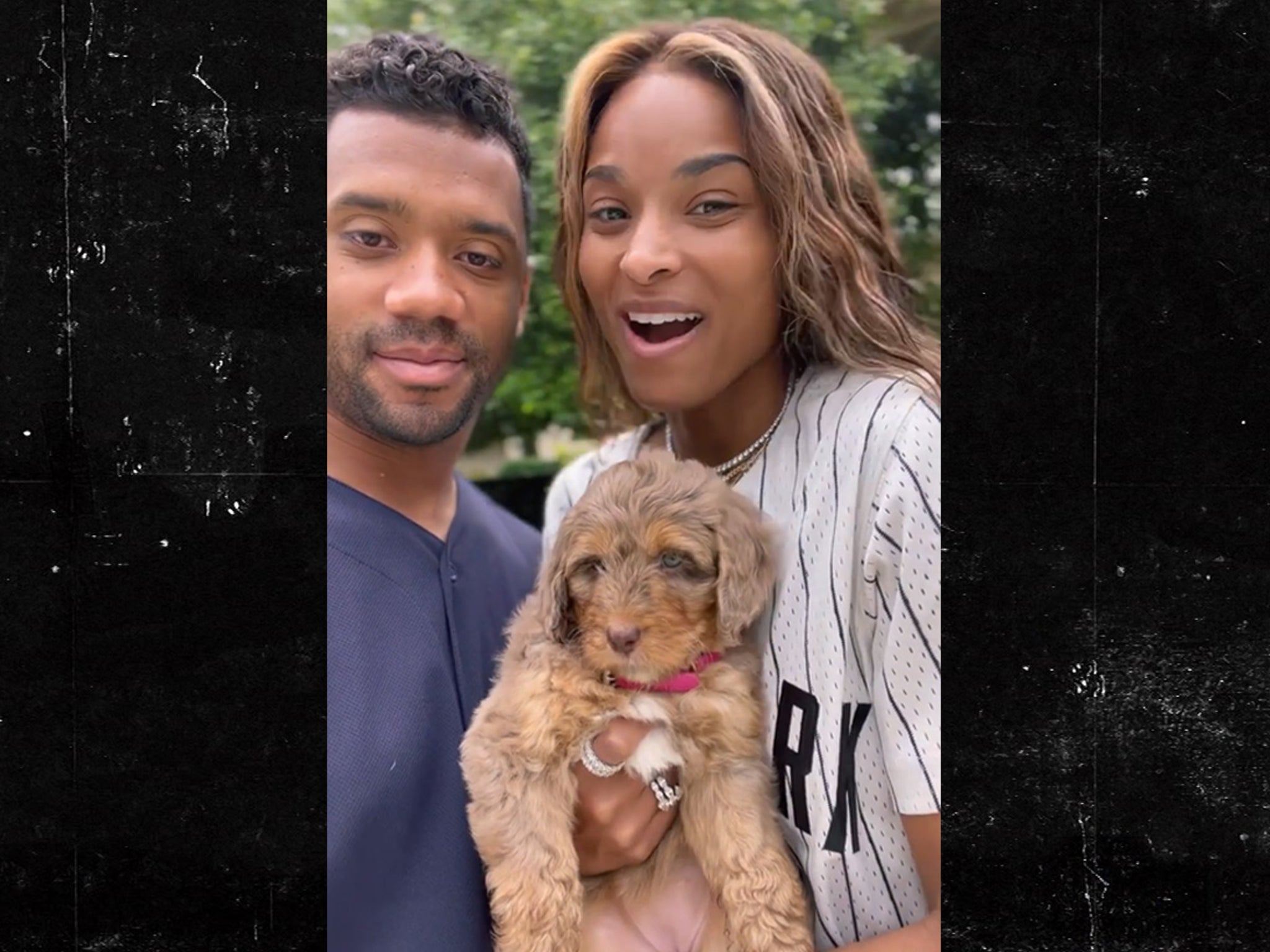 Russell Wilson & Ciara Get New Puppy, Fittingly Name It 'Bronco'