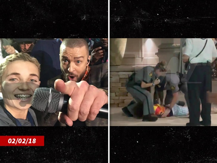 Super Bowl Selfie Kid Ryan McKenna Slammed by Cops During Arrest, Video