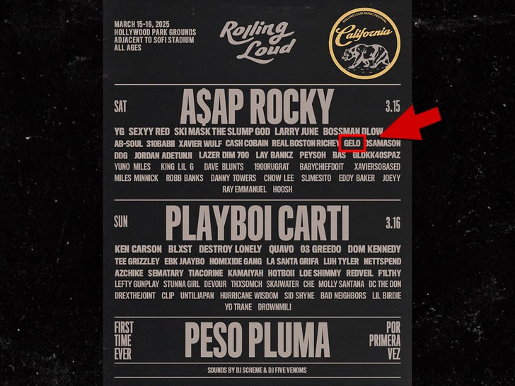 rolling loud poster lineup liangelo ball