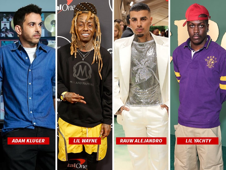 Rauw Alejandro adam kluger lil yachty and lil wayne getty insta 1