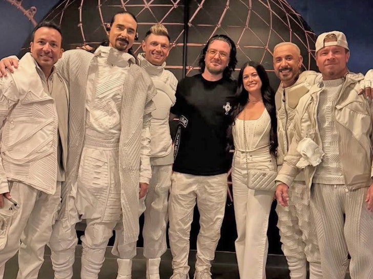 JC Chasez y el folleto Backstreet Boys 2